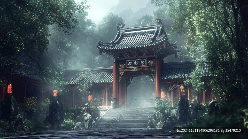 山门效果图
