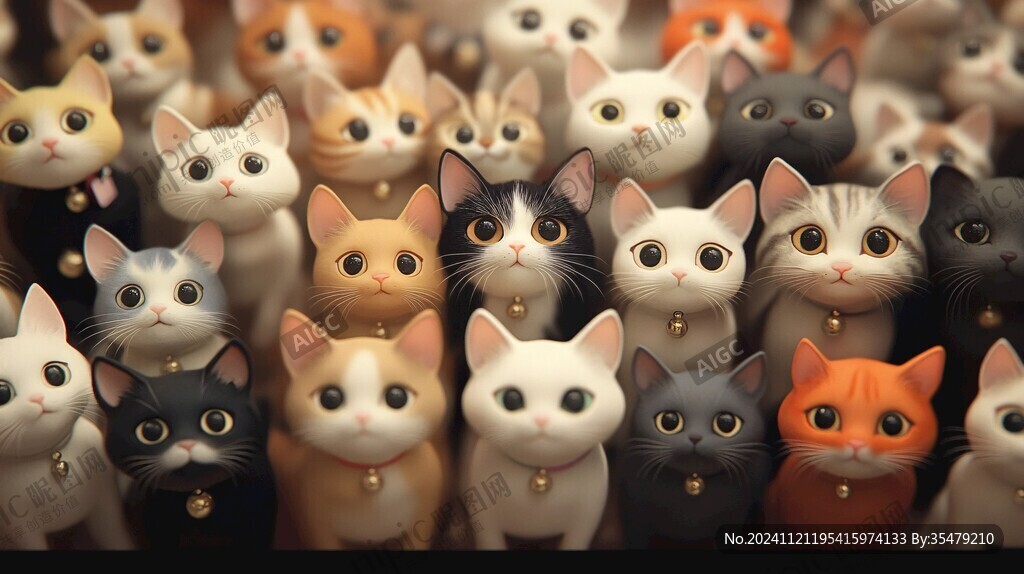 3d卡通猫咪