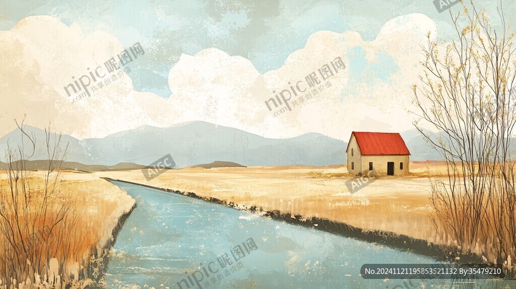 风景厚涂