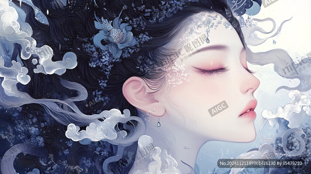 仙女包装插画