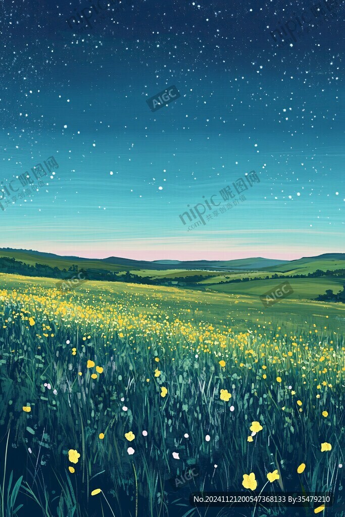 星月花海模板下载