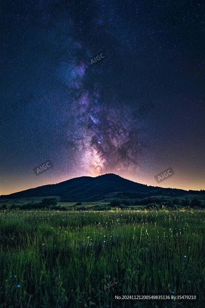 野外夜景图
