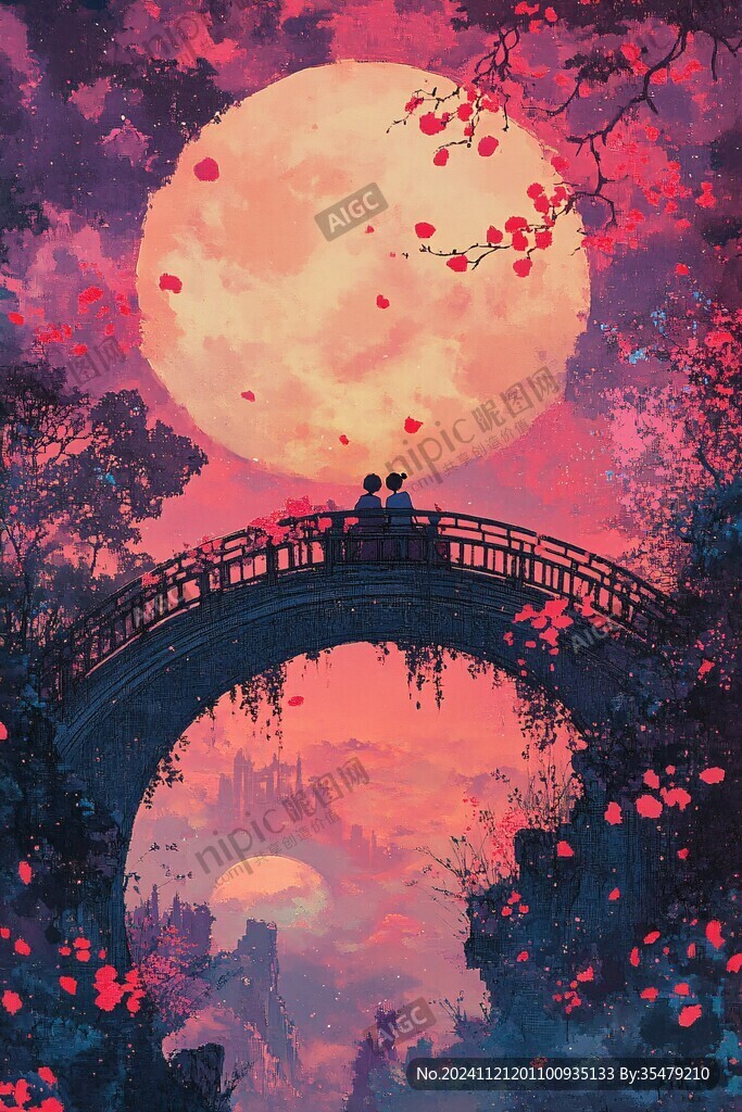 奈何桥插画