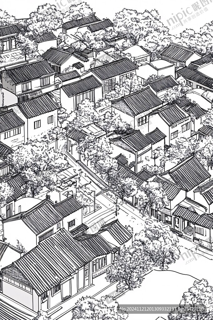 同里线稿
