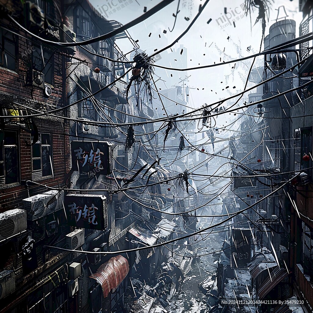 世界末日混乱场景
