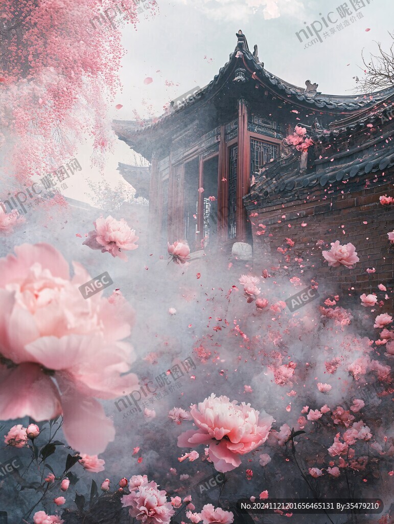 古风场景春暖花开