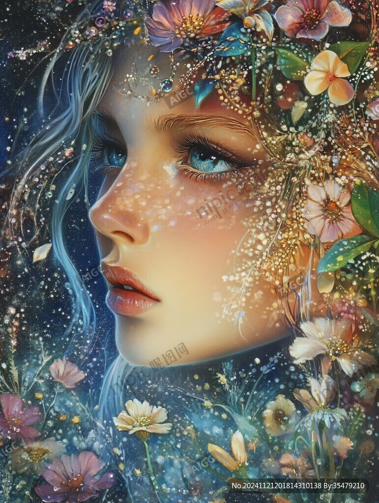 写实唯美插画