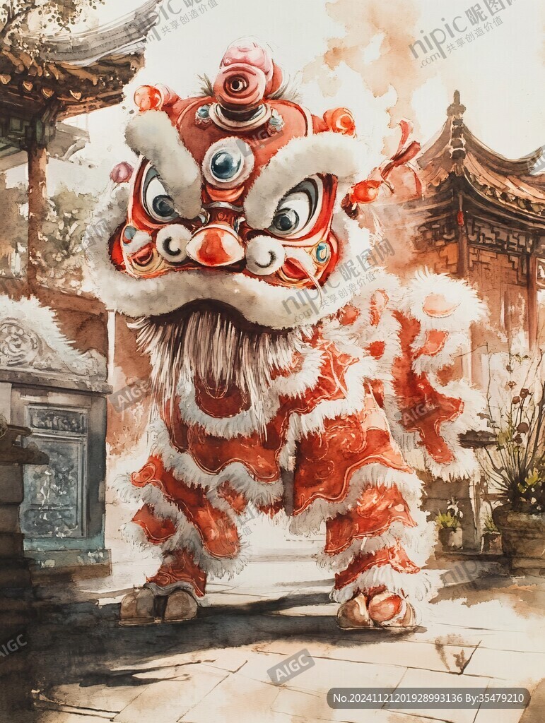 醒狮系列插画