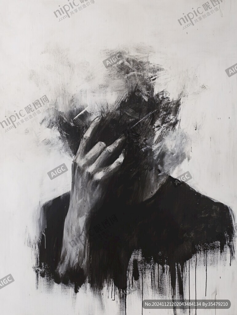 人像抽象画