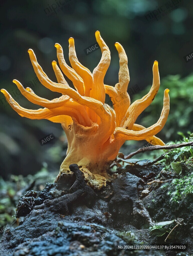高清鸡油菌