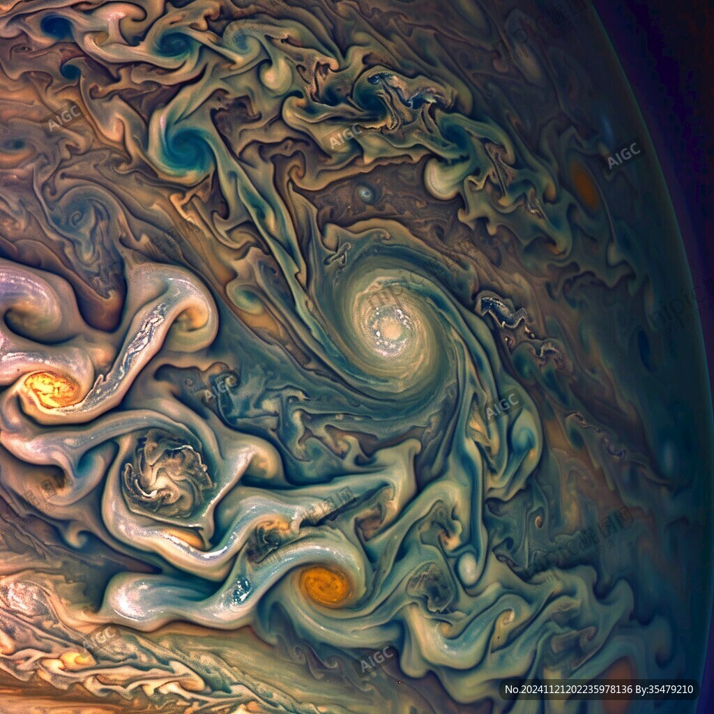 海洋流体画宇宙
