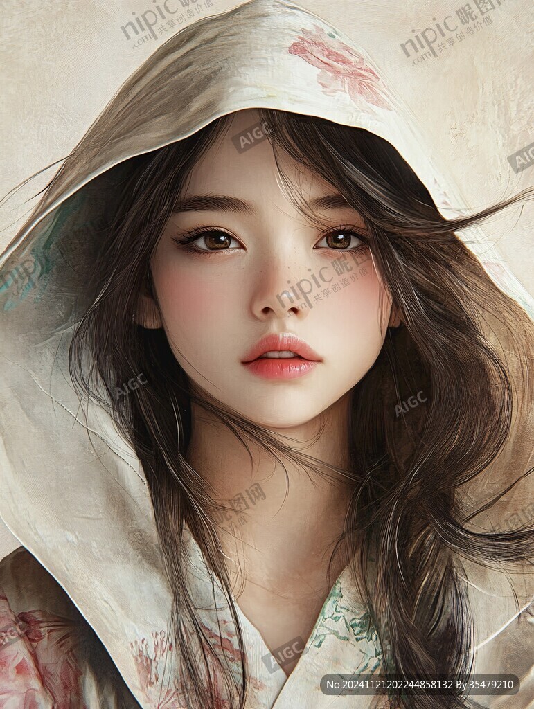 写实人物插画