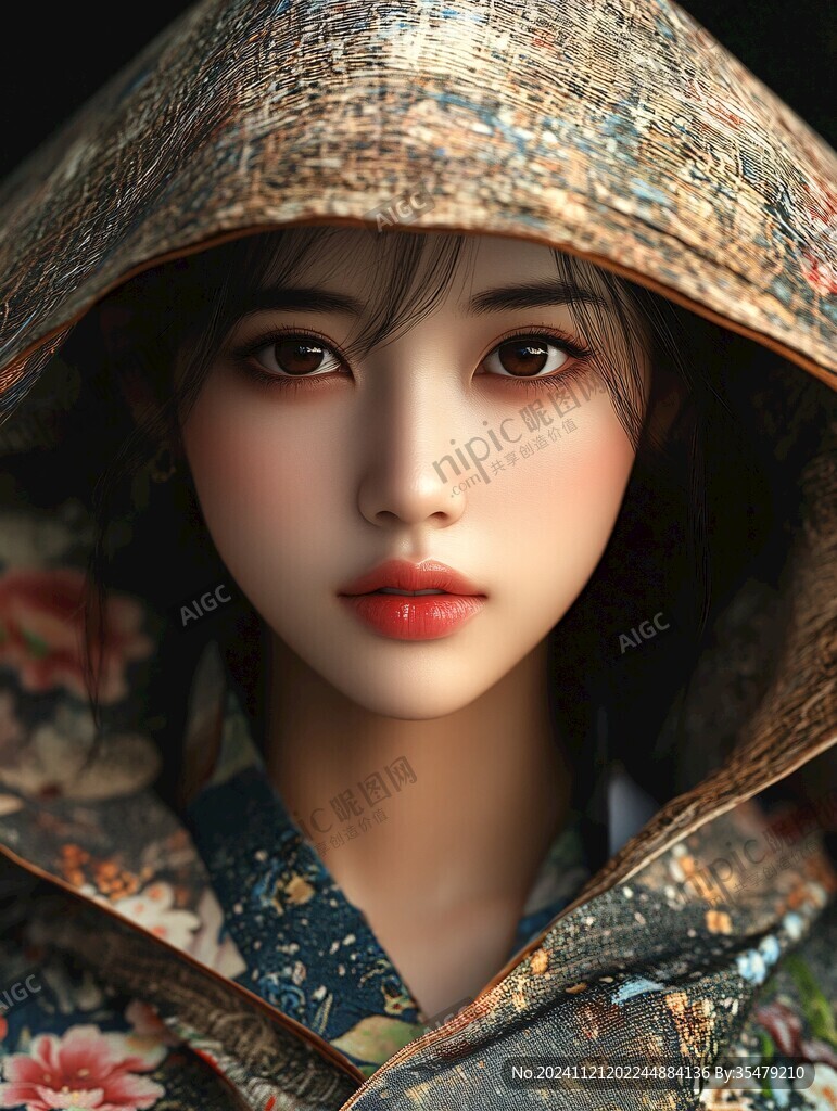写实人物插画