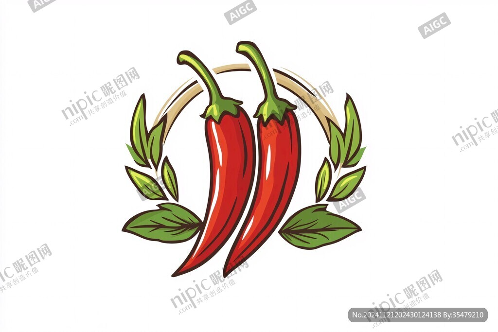 辣椒插画设计