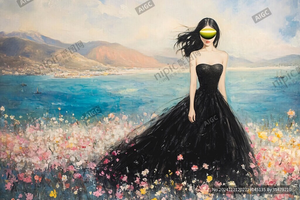 丙烯画人物