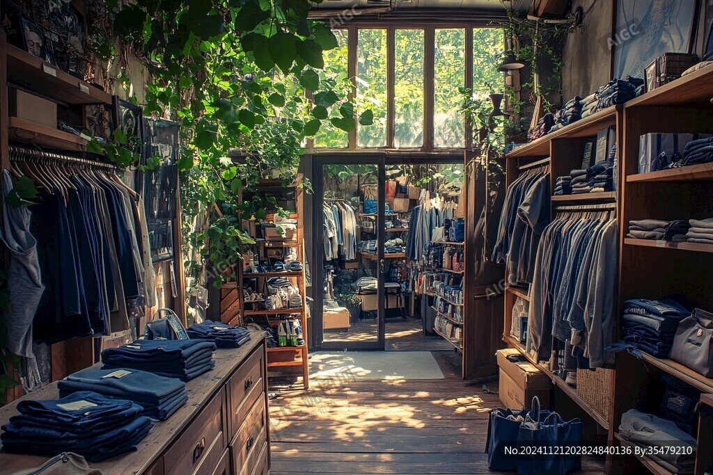 户外服装店内景实拍