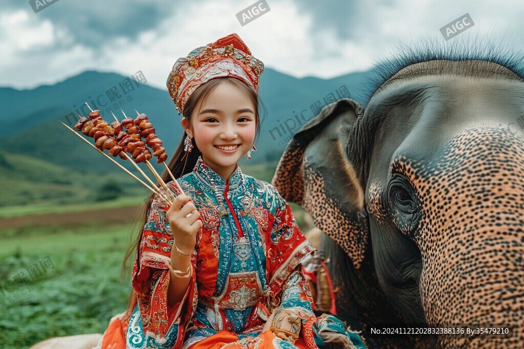 西双版纳女孩