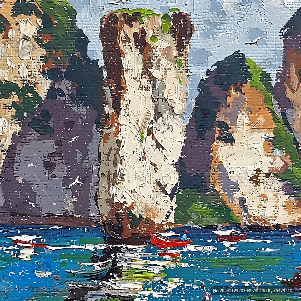 海湾美术绘画