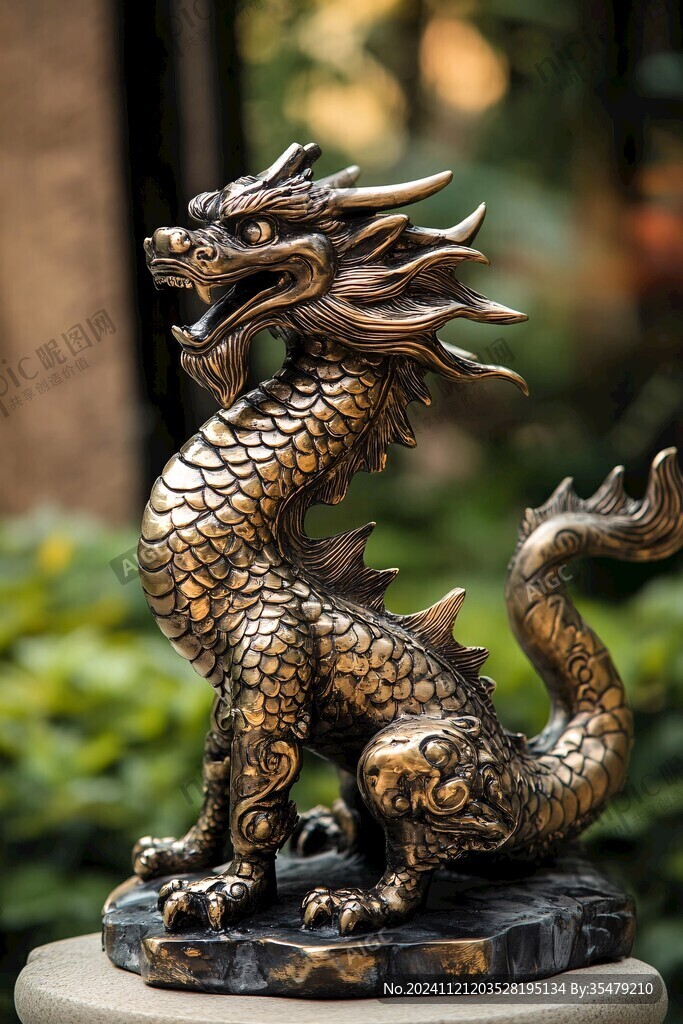 龙年户外摆件