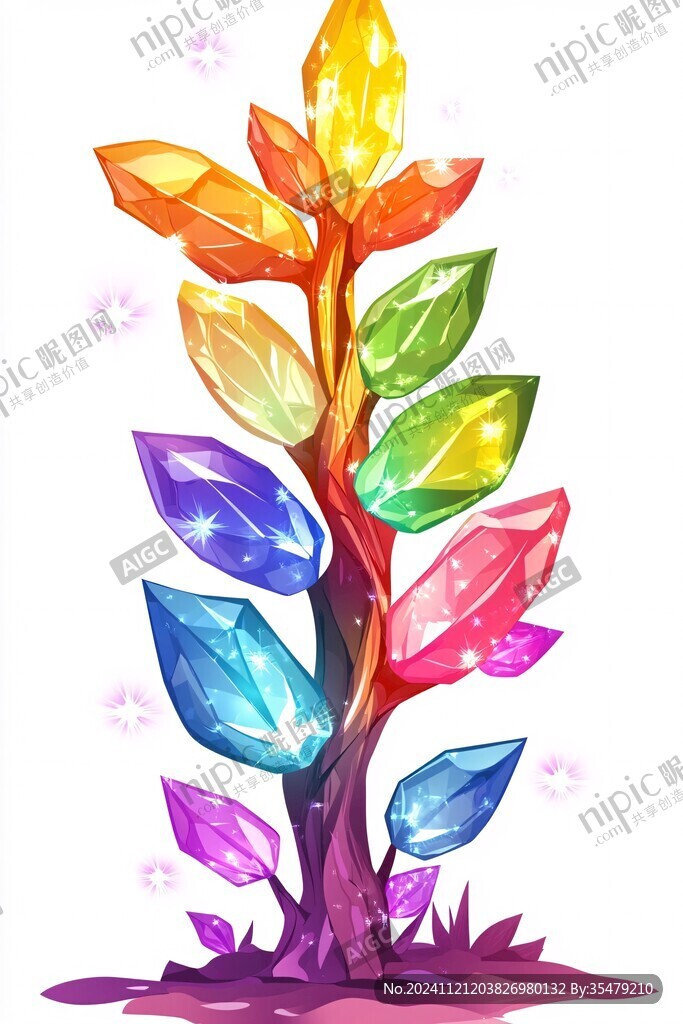 水晶许愿树
