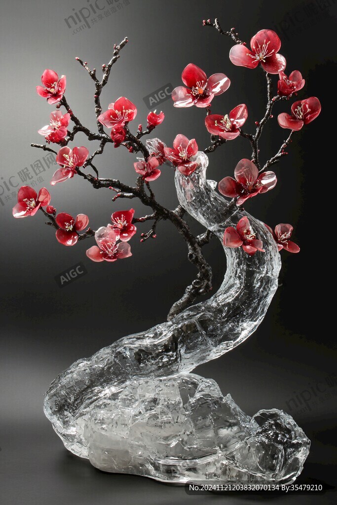 梅花摆件