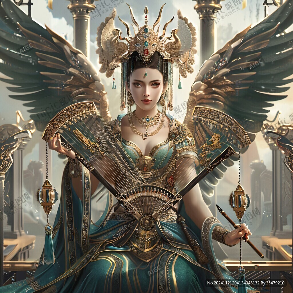女皇插画