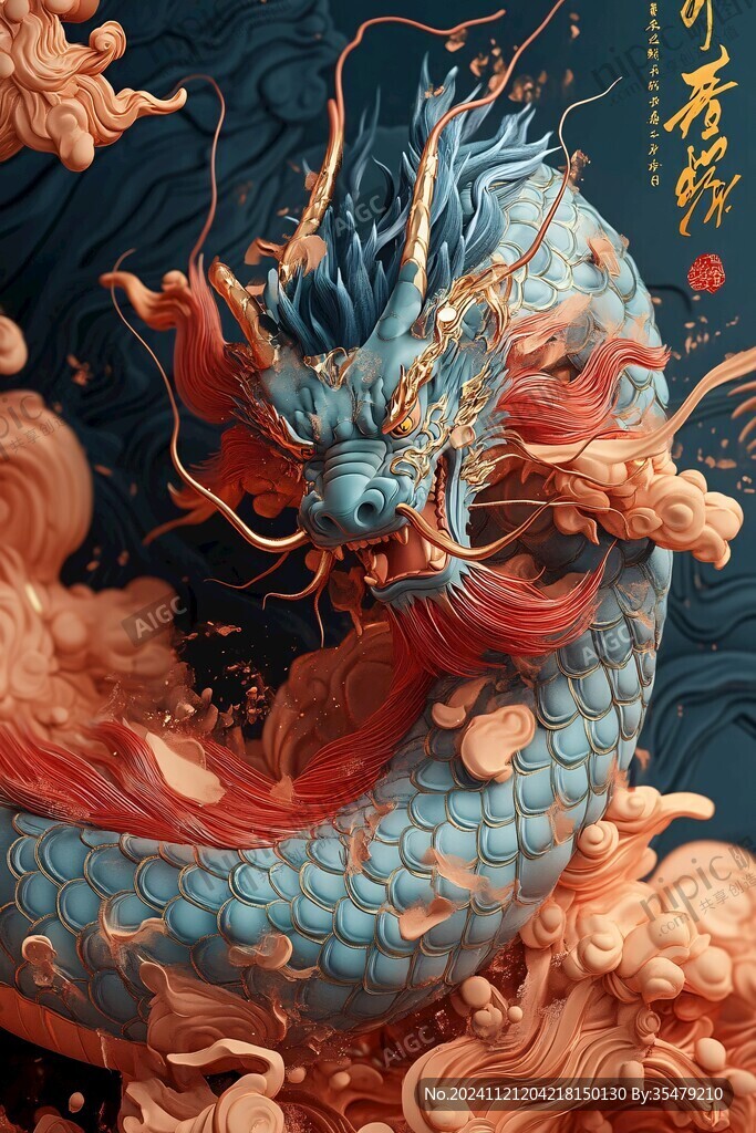 龙年包装插画合集