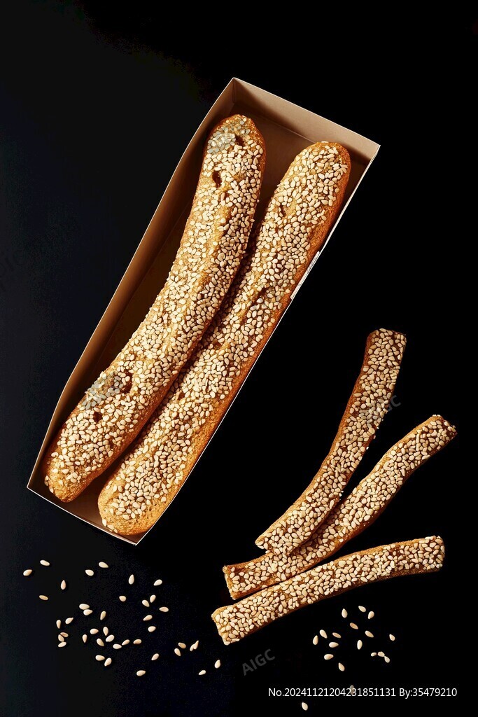 黑麦粗粮面包棒