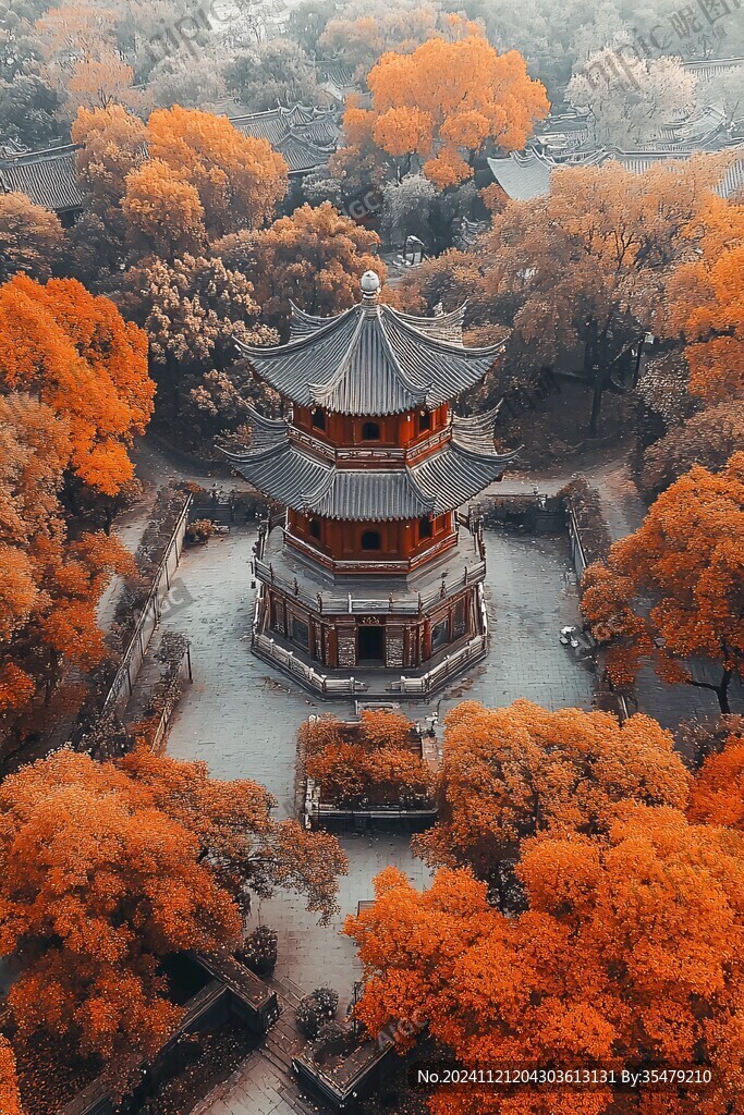 望海楼秋色