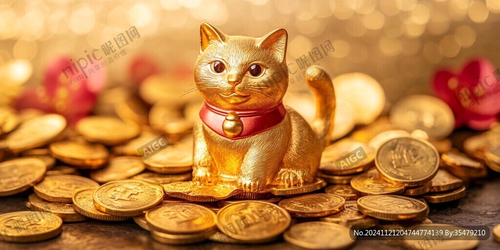 黄金招财猫