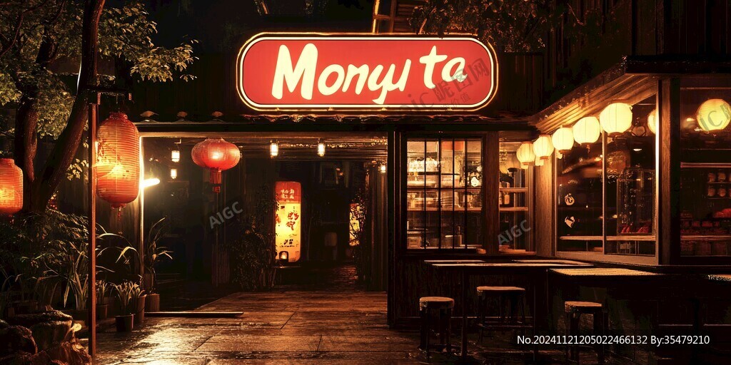 复古茶饮店