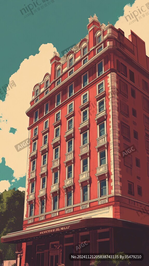 酒店插画
