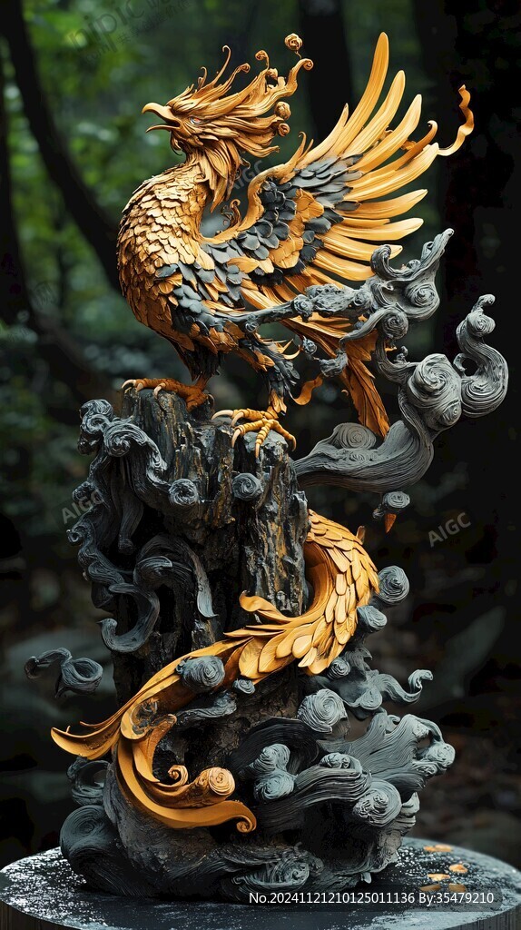 凤凰艺术雕刻