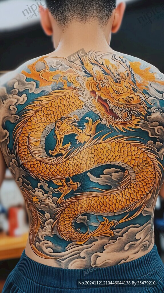 纹身店文身店飞龙龙王