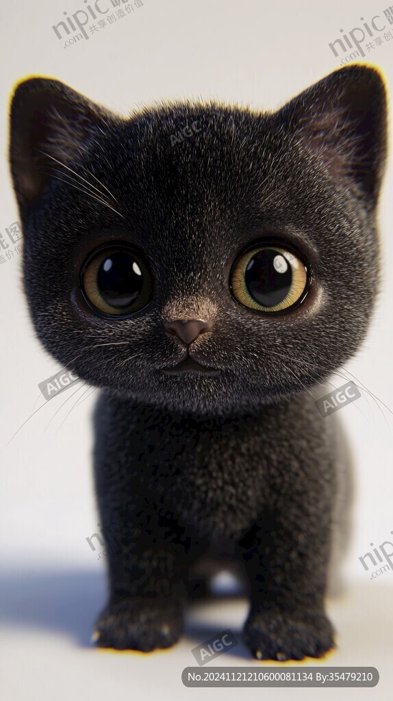 3d卡通猫咪