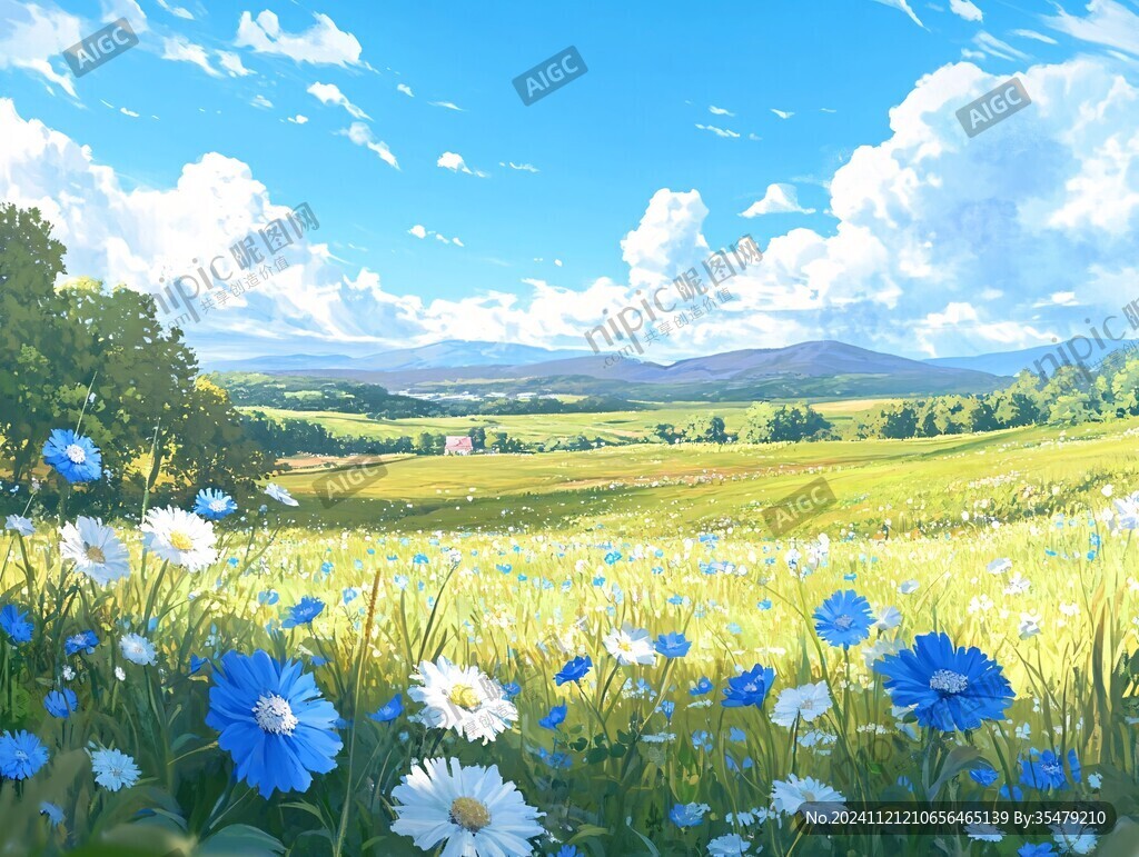 日系风景插画