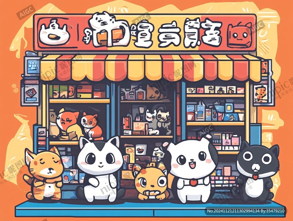 便利店卡通形象