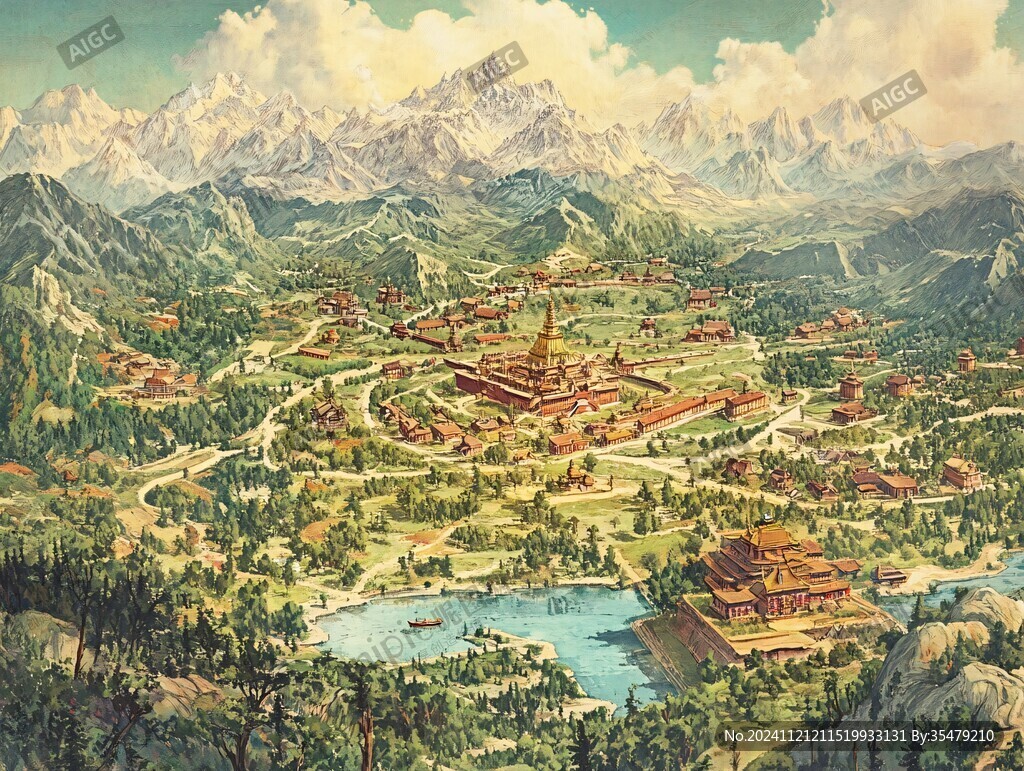 城市布局复原图