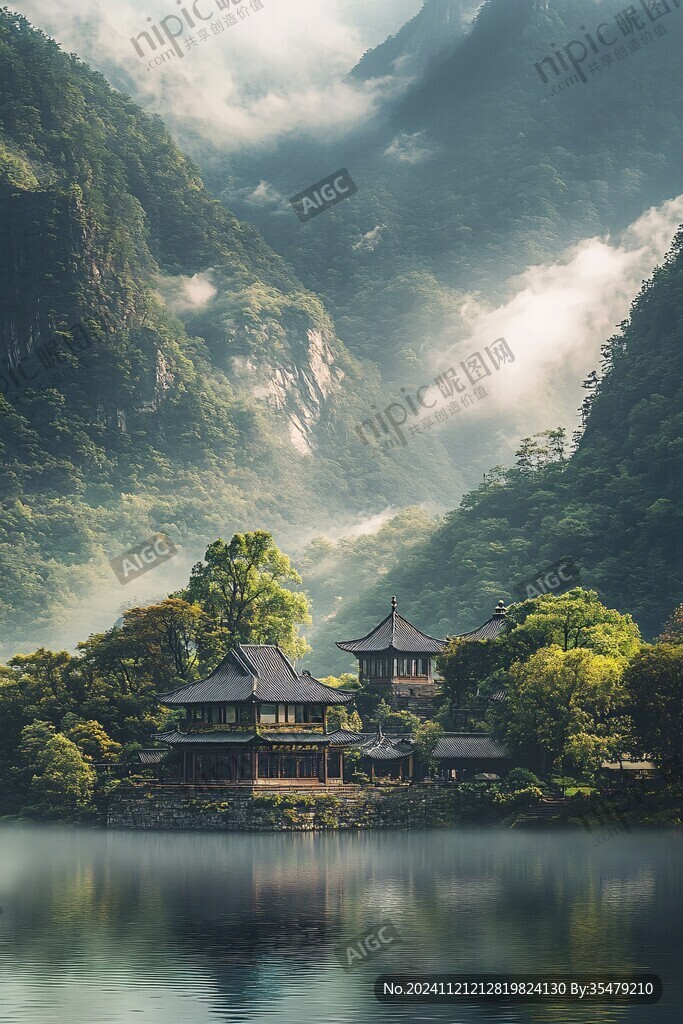 山林深山禅寺