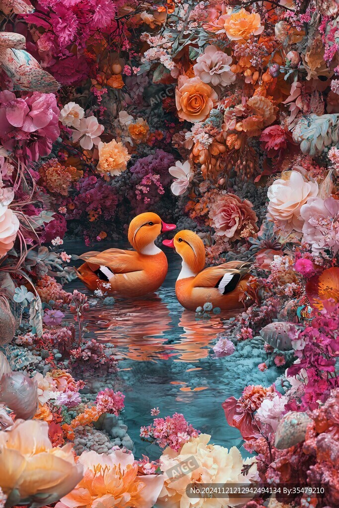 3d立体花壁纸