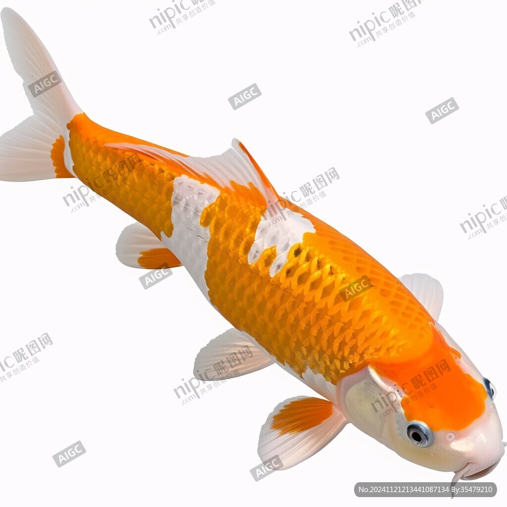 锦鲤鱼模型