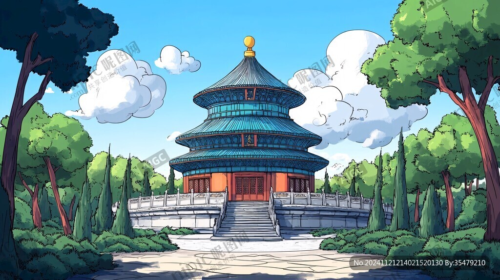 天坛鼠绘