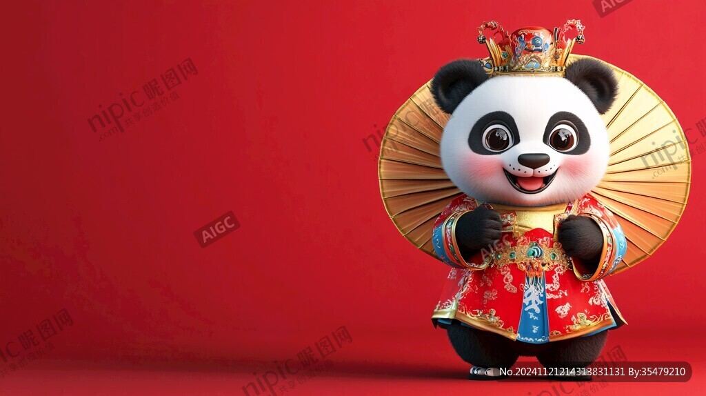 熊猫功夫大侠形像设计