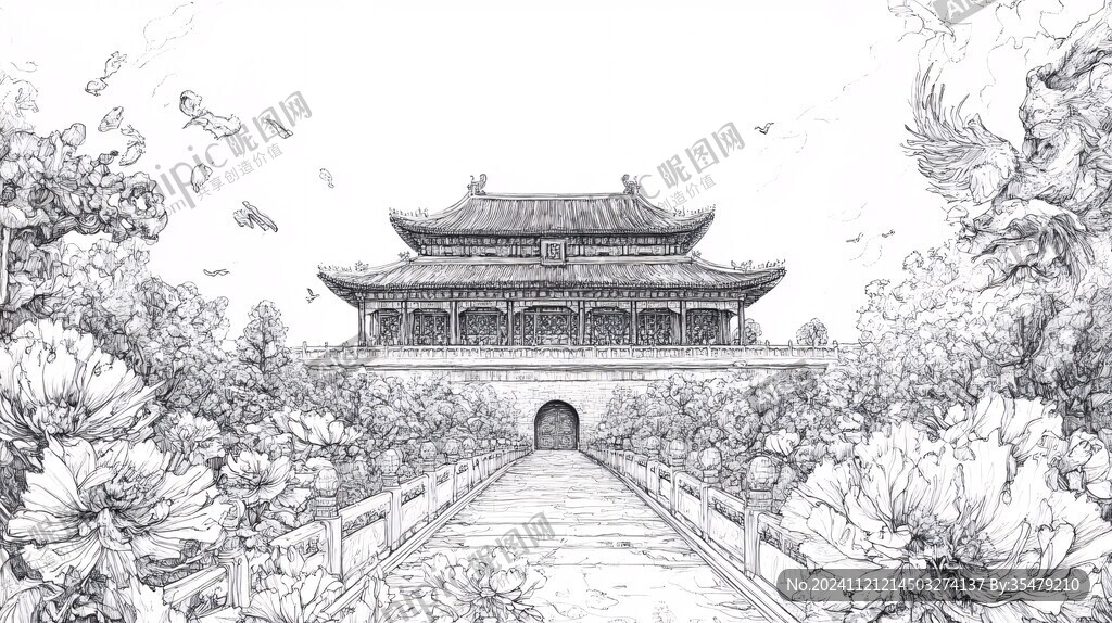 神武门插画