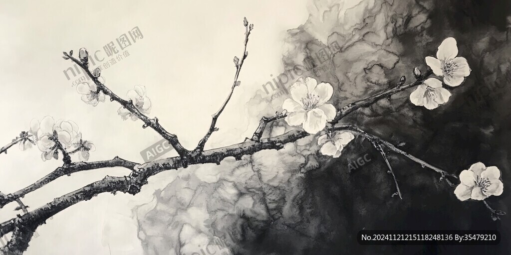 梅花意境画