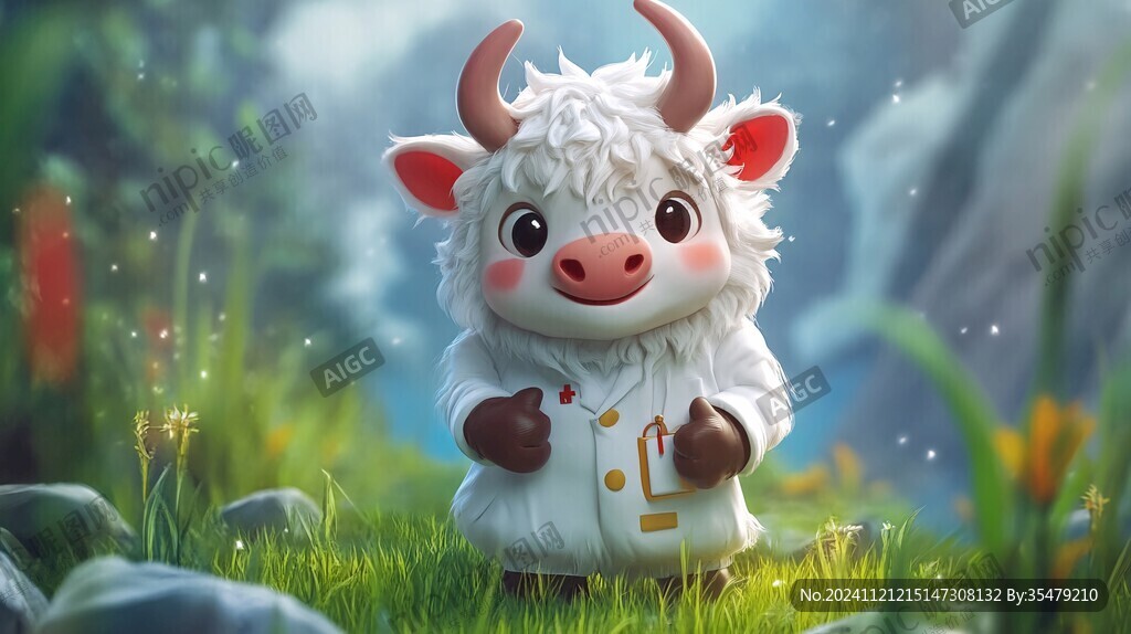 开心小牛画家头像