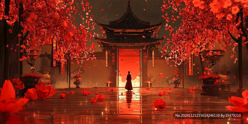 古代成亲场景