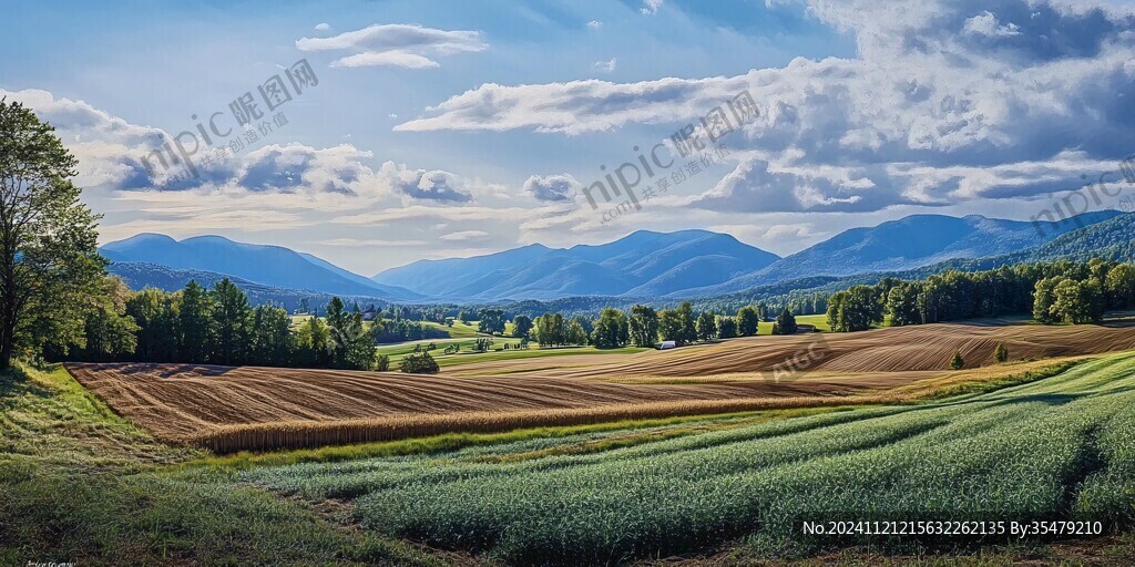 超宽幅田园景色