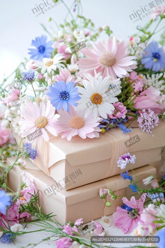 3d立体唯美花卉