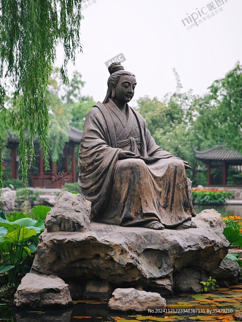 柳永塑像